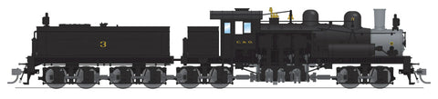 Broadway Limited 8253 - Class D 4-truck Shay (DC Silent) Chesapeake & Ohio (C&O) 3 - HO Scale