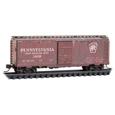 Pennsylvania Railroad #24018 (Weathered, Tuscan, Shadow Keystone, Don't Stan