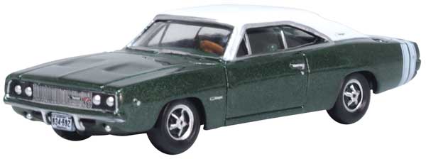 1968 Dodge Charger - Assembled -- Racing Green, White