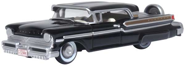 Oxford Diecast 1957 Mercury Montclair - Assembled -- Tuxedo Black, Moonmist Yellow   553-87MT57005)