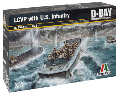 Italeri 1/35 LCVP with U.S. Infantry   (ITA6524)