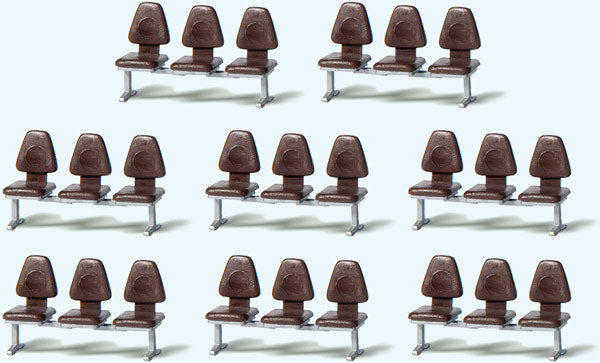Modern Modular Seating -- 3-Seat Units pkg(8)
