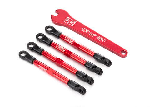 Red Aluminum Toe Link Set with Hollow Balls (8)