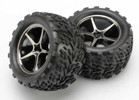 Traxxas T&W GEMINI BLK CHRM/TALON TIR   (TRA7174A)