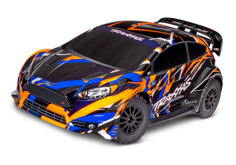Traxxas Ford Fiesta ST 4x4 VXL Brushless 1/10 RTR AWD Rally Car (Orange   (TRA74276-4)