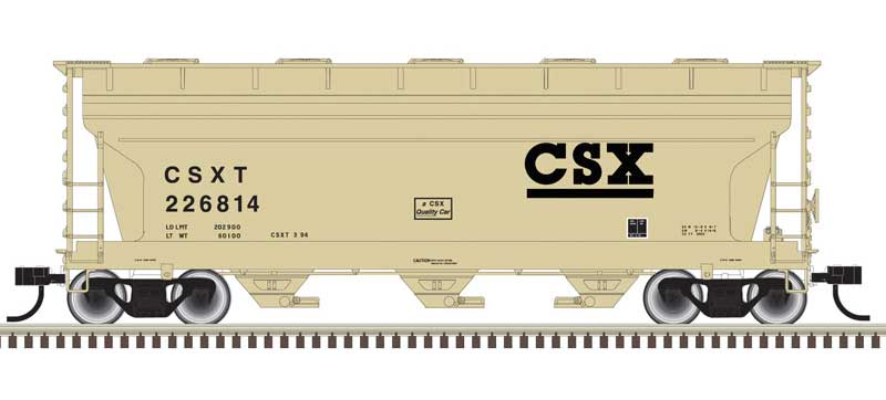 Atlas 3560 Cov Hopp CSX 226814 (tan, Black)   (ATL50006114)