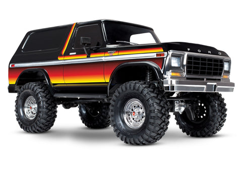 Traxxas TRX-4 Scale and Trail Crawler w/1979 Ford Bronco Body: 4WD Electric Truck w/2.4GHz Radio System