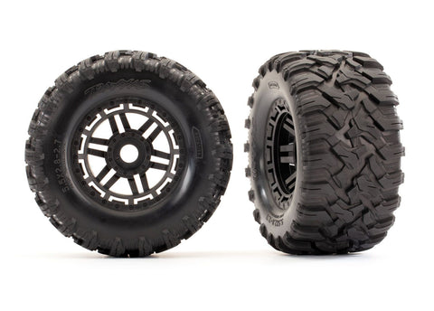 Traxxas Tires & wheels, assembled TSM Rated (TRA8972)