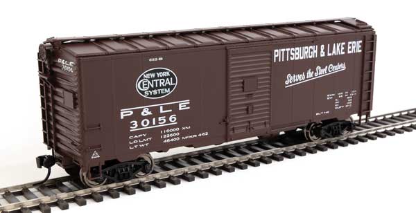 40' AAR Modified 1937 Boxcar - Ready to Run -- New York Central Pittsburgh & Lake Erie #30156