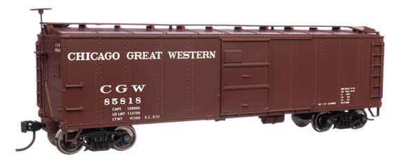 Walthers 40' Early X29 Boxcar - Chicago Great Western #85818  (910-40960)