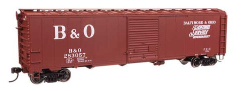 Walthers 50' AAR Single Door Boxcar - Ready to Run -- Baltimore & Ohio #283057   (910-46505)
