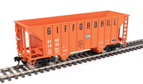 34' 100-Ton 2-Bay Hopper - Ready to Run -- Gifford Hill GIHX #1535