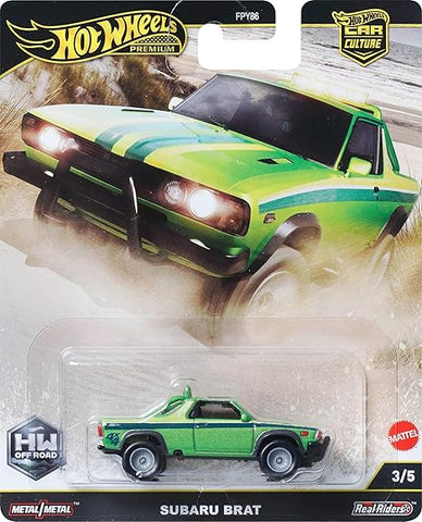 Hot Wheels 1:64 Subaru Brat – Car Culture Premium HW Off-Road JBK72 FPY86