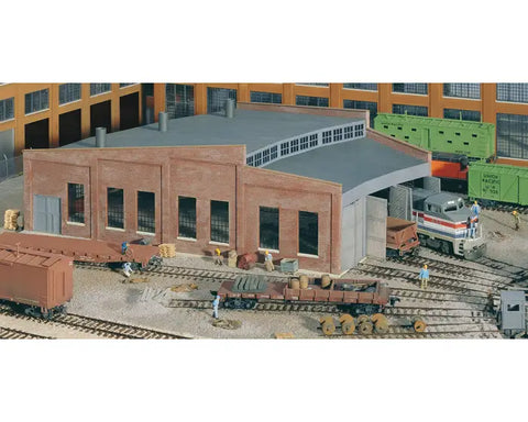 Walthers  HO Three Stall Roundhouse -- Kit   (933-3041)