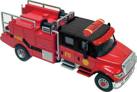 Walthers International(R) 7600 2-Axle Crew-Cab Brush Fire Truck - Assembled (949-11920)