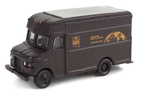 Walthers UPS Package Car -- United Parcel Service Bow Tie Shield Logo   (949-14000)