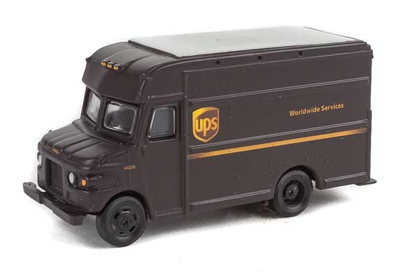 UPS Package Car -- United Parcel Service Modern Shield Logo