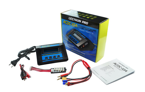 ACDC-10A 1S-6S 100W 10A Multi-Chemistry Balancing Charger (LiPo/LiFe/LiHV/NiMH)   (ACDC-10A)