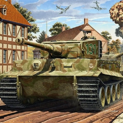 Academy Tiger I Mid Version Tank Normandy Invasion  (ACY13287)