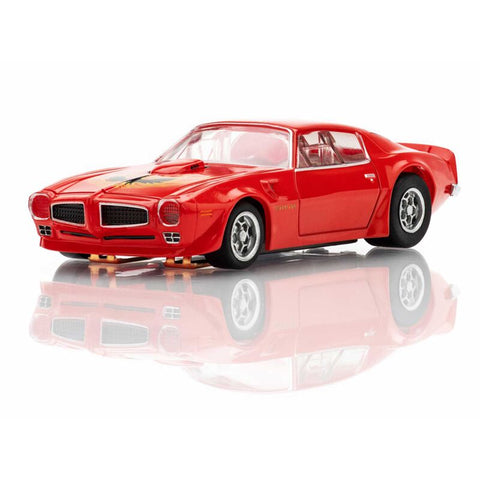 HO 1972 TransAm Firebird Mega G+ Slot Car, Red