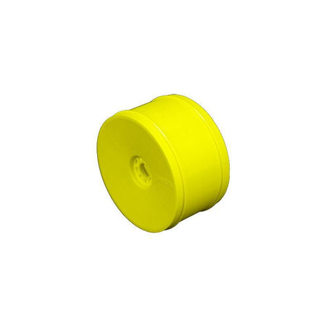 AKA EVO 1/8 Truggy Standard Offset Wheels (4) (Yellow)   (AKA24102Y)