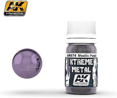 AK Interactive Xtreme Metal Purple Metallic Paint 30ml Bottle   (AKI674)