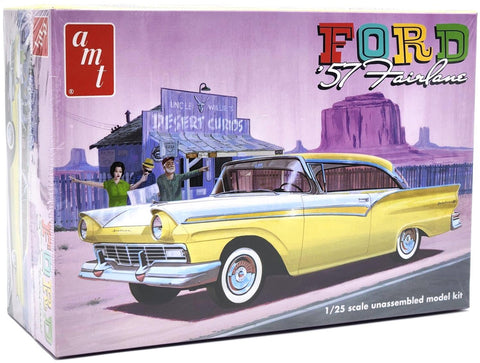 AMT 1:25 Scale 1957 Ford Fairlane Hardtop 3-in-1 Model Kit AMT1533
