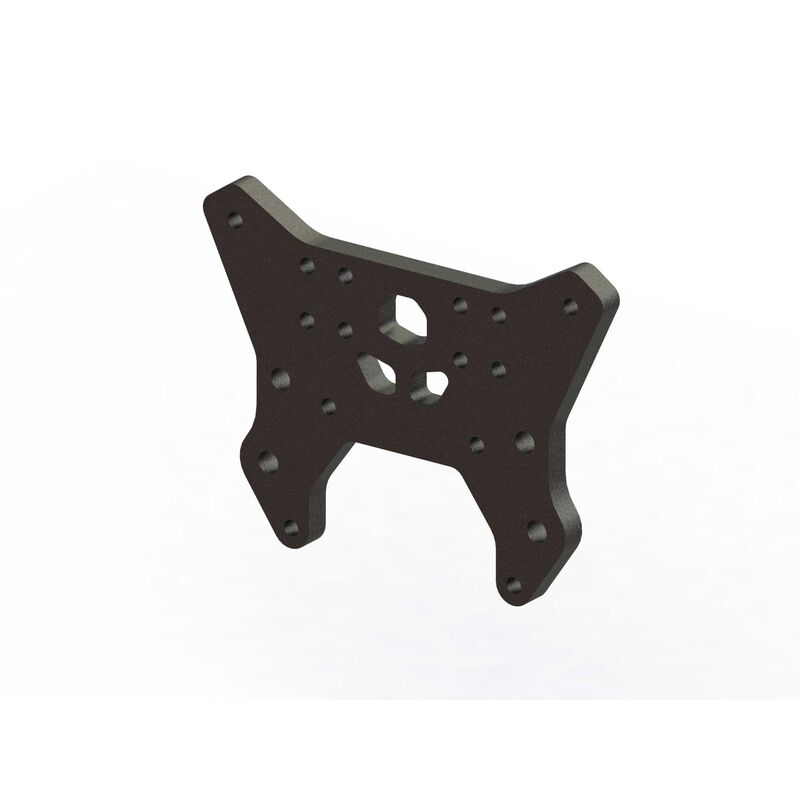 Arrma Aluminum Front Shock Tower (Black)   (ARA330604)