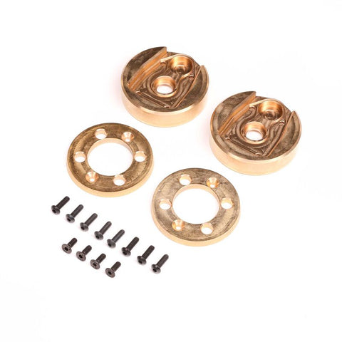 Axial Portal Cvr & Wghts, Brass(122.4g,34.6g ea), AF16P: AXP8   (AXI-2201)