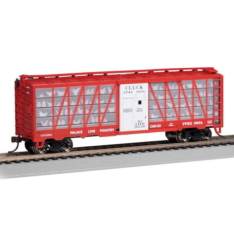 Bachmann HO PALACE LIVE POULTRY #6834 - CLUCK with CHICKENS    (BAC15907)
