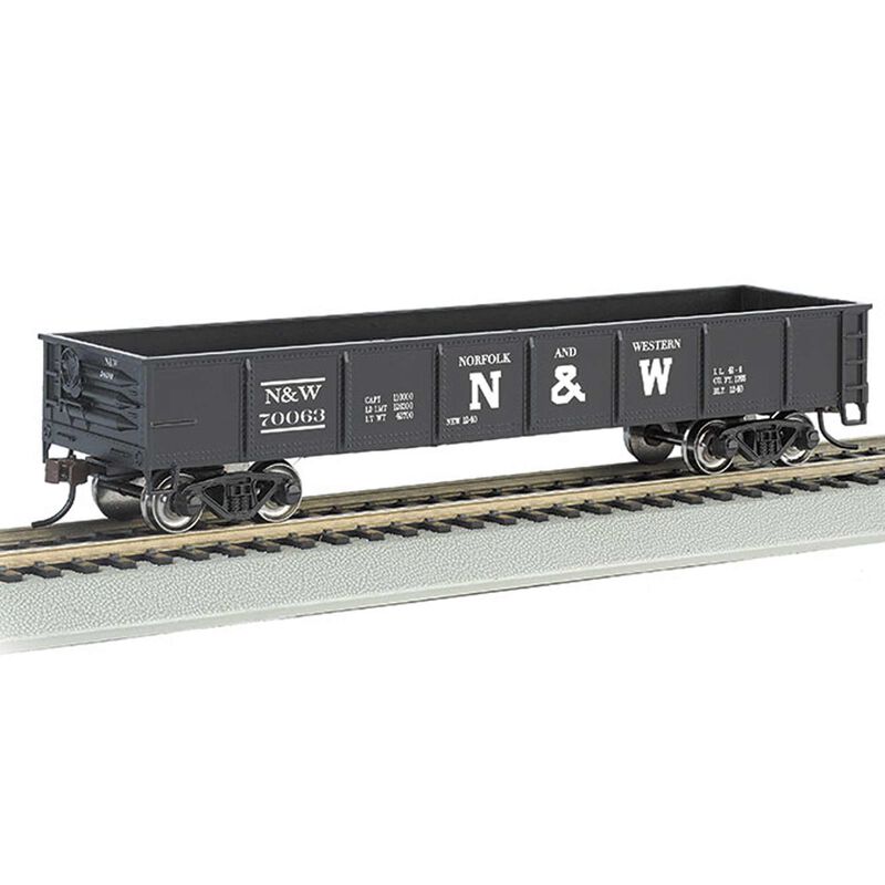 Bachmann HO 40' Gondola, N&W #70063   (BAC17207)