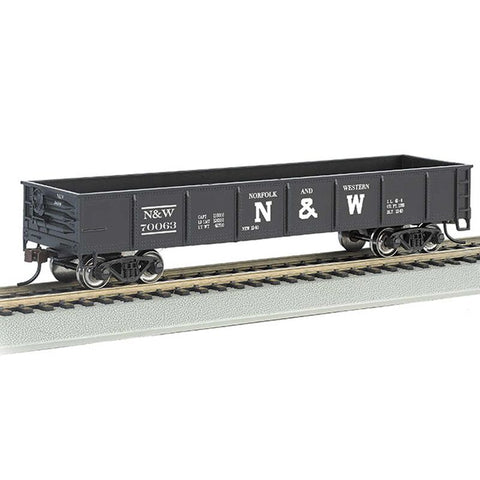 Bachmann HO 40' Gondola, N&W #70063   (BAC17207)
