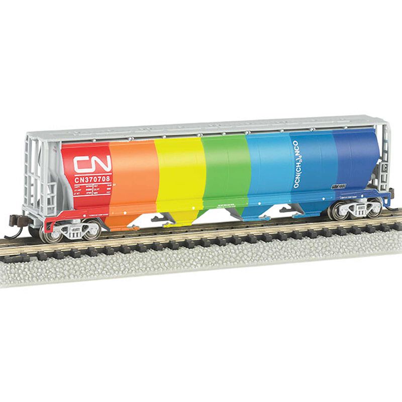 Bachmann N 4-Bay Cylindrical Hopper, CN/Demonstrator (BAC19151)