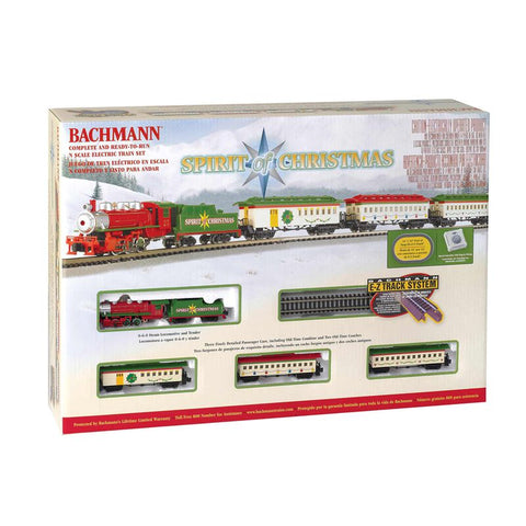 Bachmann N Spirit of Christmas Train Set    (BAC24017)