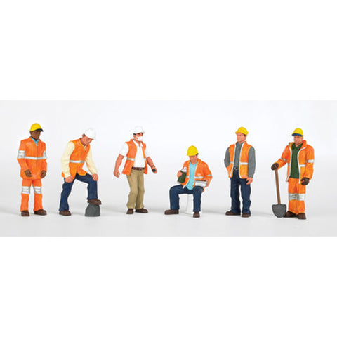 Bachmann HO Maintenance Workers (6) (BAC33106)