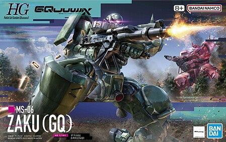 Bandai  1/144 HG GQuuuuuuX Series- #10 MS06 Zake (GQ) Mobile Suit Gundam  (BAN5069173)