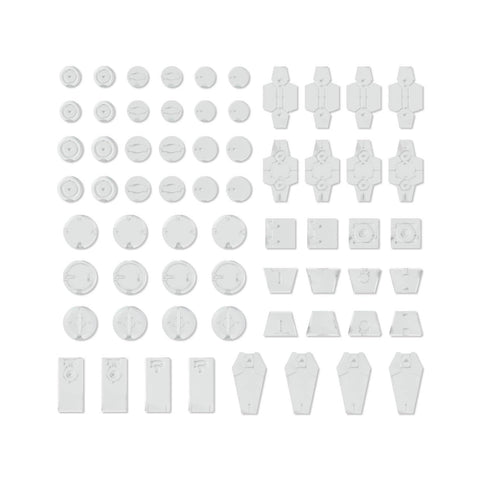 Bandai Customize Material (Decoration Parts #1)(White) 1/144 Accessory Kit   (BAN2733949)