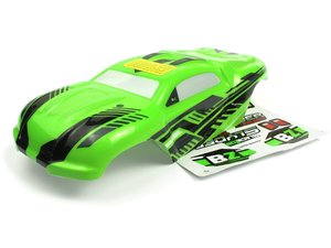 BlackZon Slyder ST Turbo Body (Green/Black)   (BZN540206)