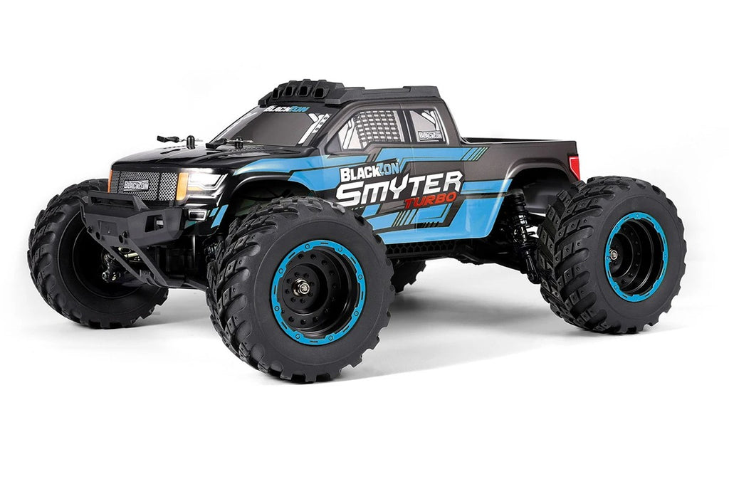 BlackZon Smyter MT Turbo 1/12 4WD RTR 3S Brushless Monster Truck - Blue