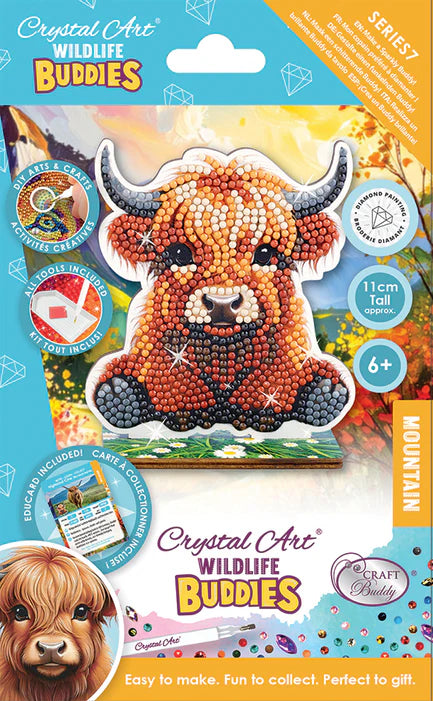 Outset Buddies  Highland Cow (single)   (CA-62262)