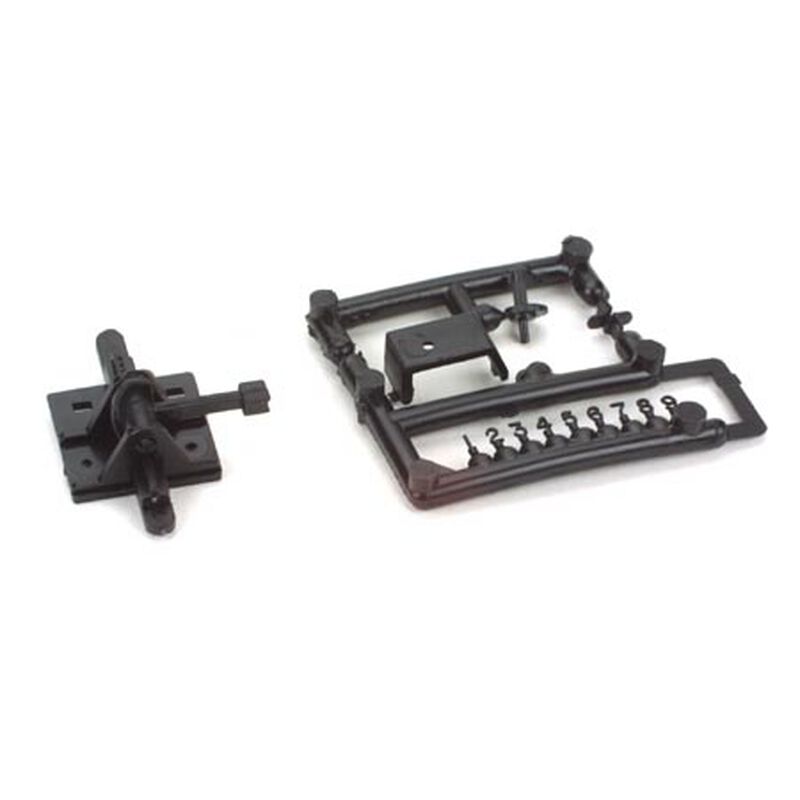 Caboose HO Ground Throw w/Targets, Sprung  (CAB210S)