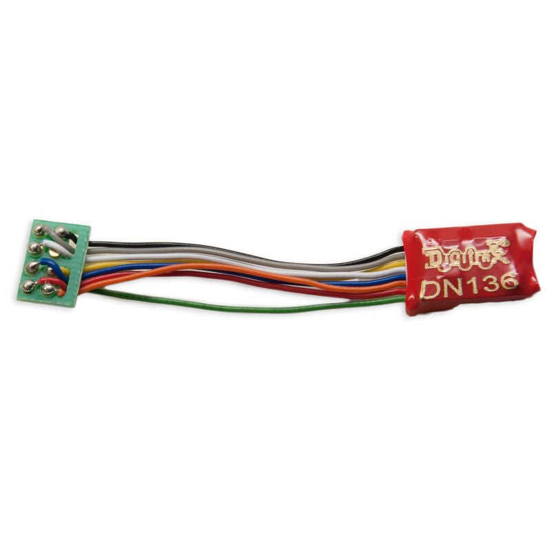 Digitrax N DCC Decoder Series 6 3.2" Wires 3 FN 8-Pin 1A  (DGTDN136PS)