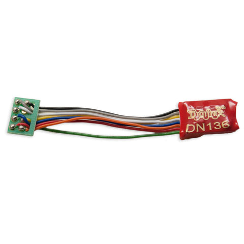Digitrax N DCC Decoder Series 6 3.2" Wires 3 FN 8-Pin 1A  (DGTDN136PS)