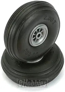 DuBro Treaded Wheels, 2" (2)   (DUB200T)