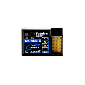 Futuba R304SB-E T-FHSS Telemetry System 4-Channel 2.4GHz Micro Receiver, for Electric only   (FUT01102180-3)