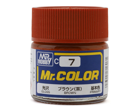 GSI Creos Mr. Hobby C7 Gloss Brown Acrylic Hobby Paint (10ml)   (GUZC007)
