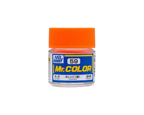 GSI Creos Mr. Hobby C59 Gloss Orange Acrylic Hobby Paint (10ml)   (GUZC059)