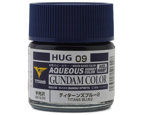 GSI Creos Mr. Hobby "Aqueous Gundam Color" Acrylic (Titans Gundam Blue 2) (10ml)    (GUZHUG09)