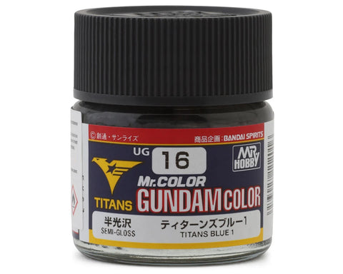 GSI Creos Mr. Hobby "Gundam Color" Acrylic paint (Titans Gundam Dark Blue)Semi  Gloss)   (GUZUG16)