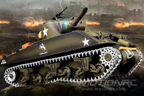 Imex 1/16 US Sherman M4A3 Tank Radio Control Battle   (HENMSPRO)